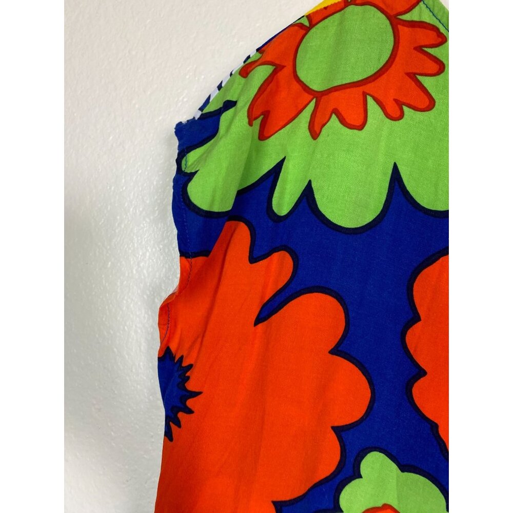 Marimekko x Target Floral Print Shift Dress Size Small Hawaiian Vacation Boho - Picture 11 of 13